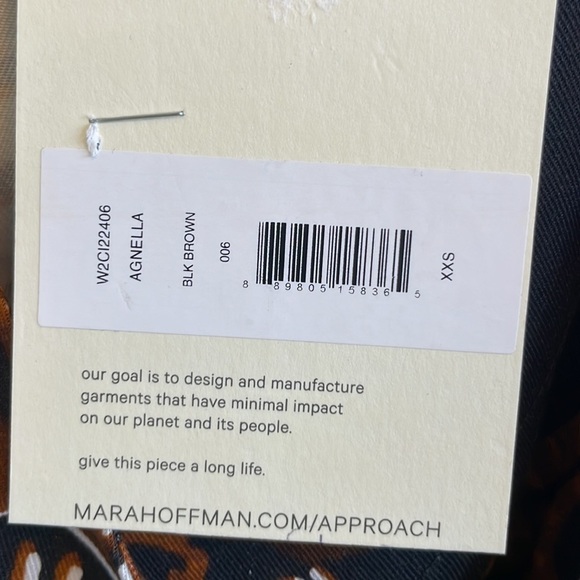 NWT MARA HOFFMAN Agnella Maxi Wrap Dress - Picture 9 of 15